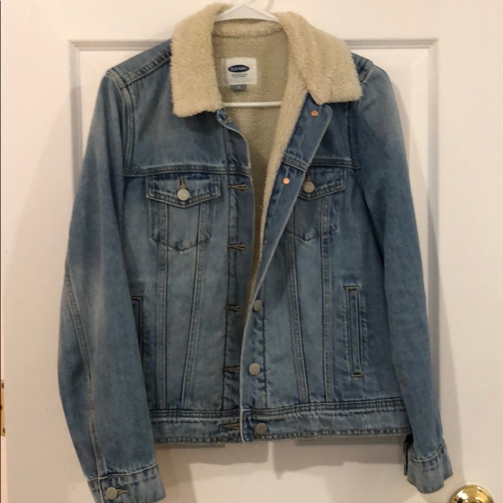 Sherpa lined Jean Jacket